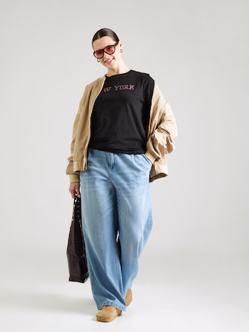 ONLY Carmakoma Shirt 'CARZAFIRO' in Black