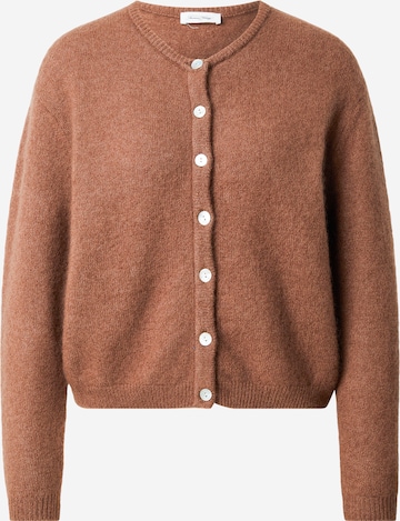 AMERICAN VINTAGEKardigan 'VITOW' - smeđa boja: prednji dio