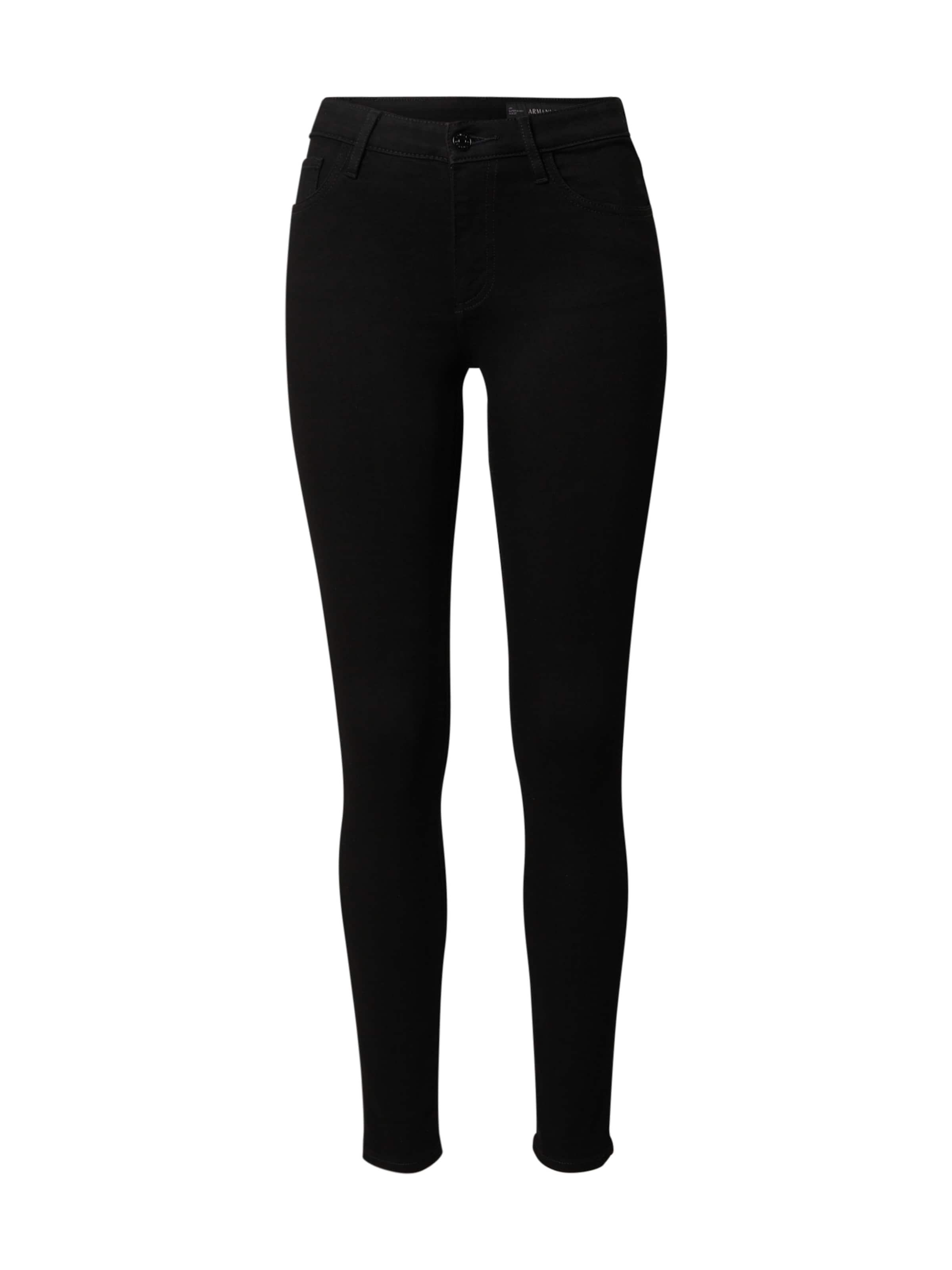 ARMANI EXCHANGE - Skinny Vaquero en negro: frente