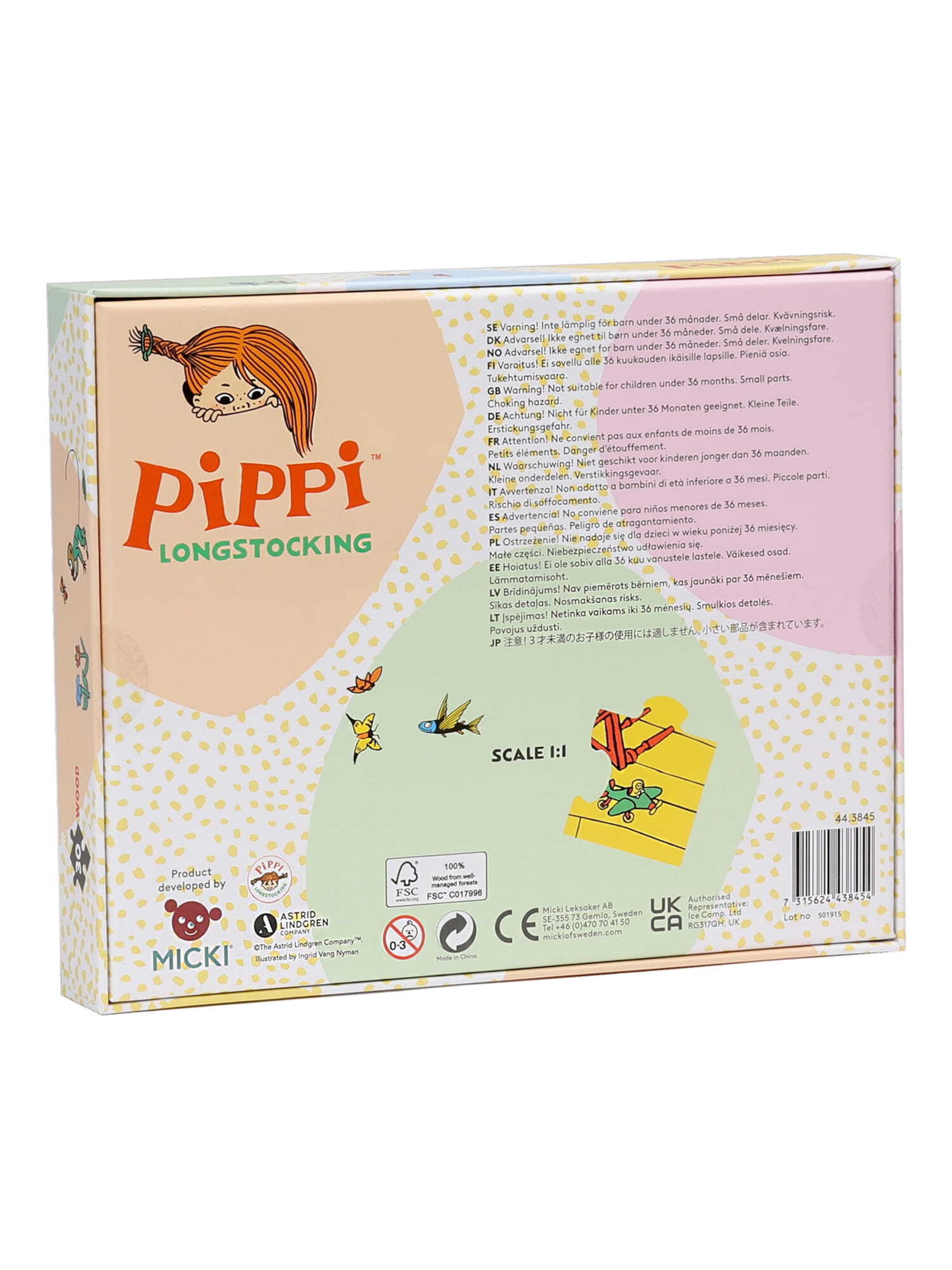 Jeux Pippi en mélange de couleurs
