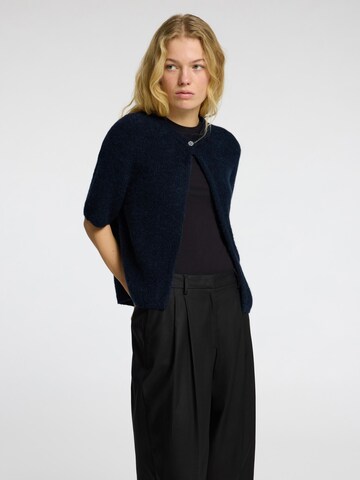 SELECTED FEMME Gebreid vest in Blauw: voorkant