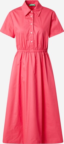 Robe-chemise UNITED COLORS OF BENETTON en rose : devant