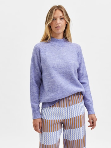 SELECTED FEMME Sweater 'Lulu' in Purple: front