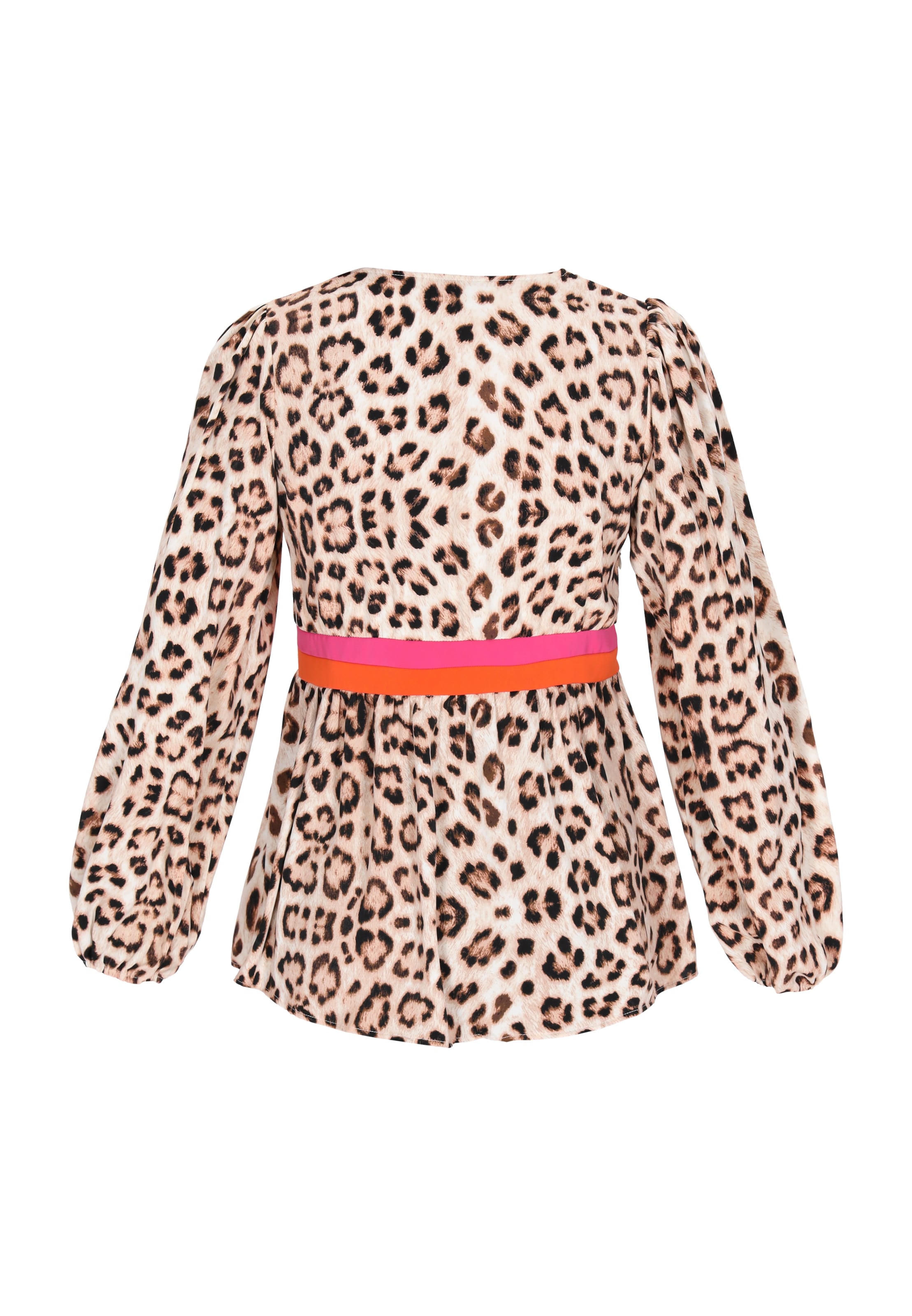 NAEMI Bluse 'Fashion Look' i brun