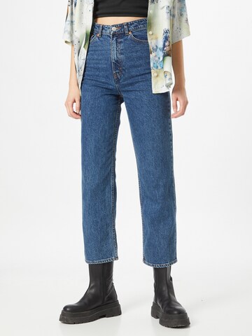 Monki Loosefit Jeans in Blauw: voorkant