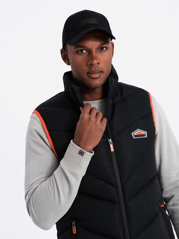 Ombre Bodywarmer in Zwart