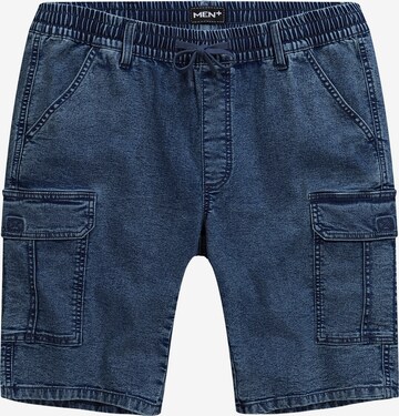 Men Plus Jeans in Blauw: voorkant