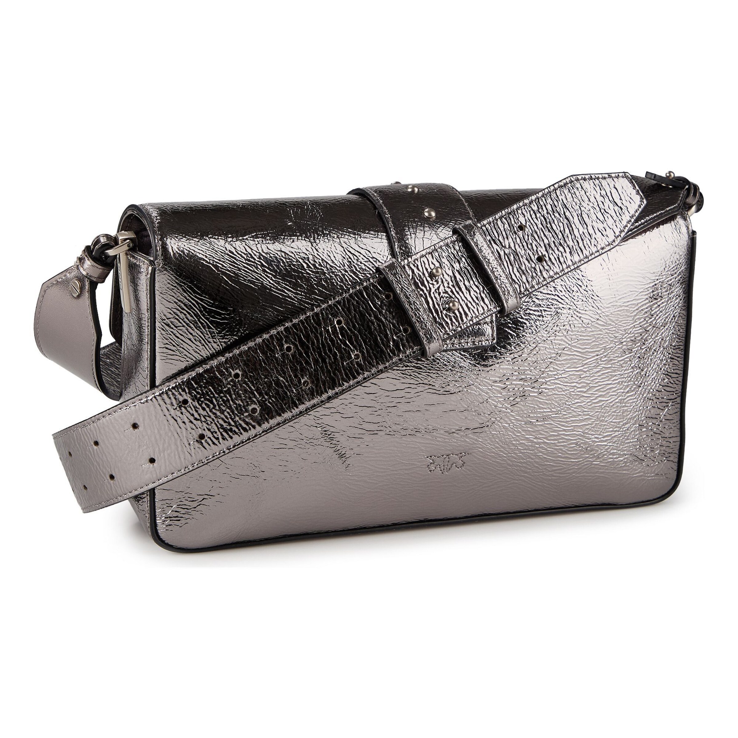 PINKO Shoulder Bag in Silver