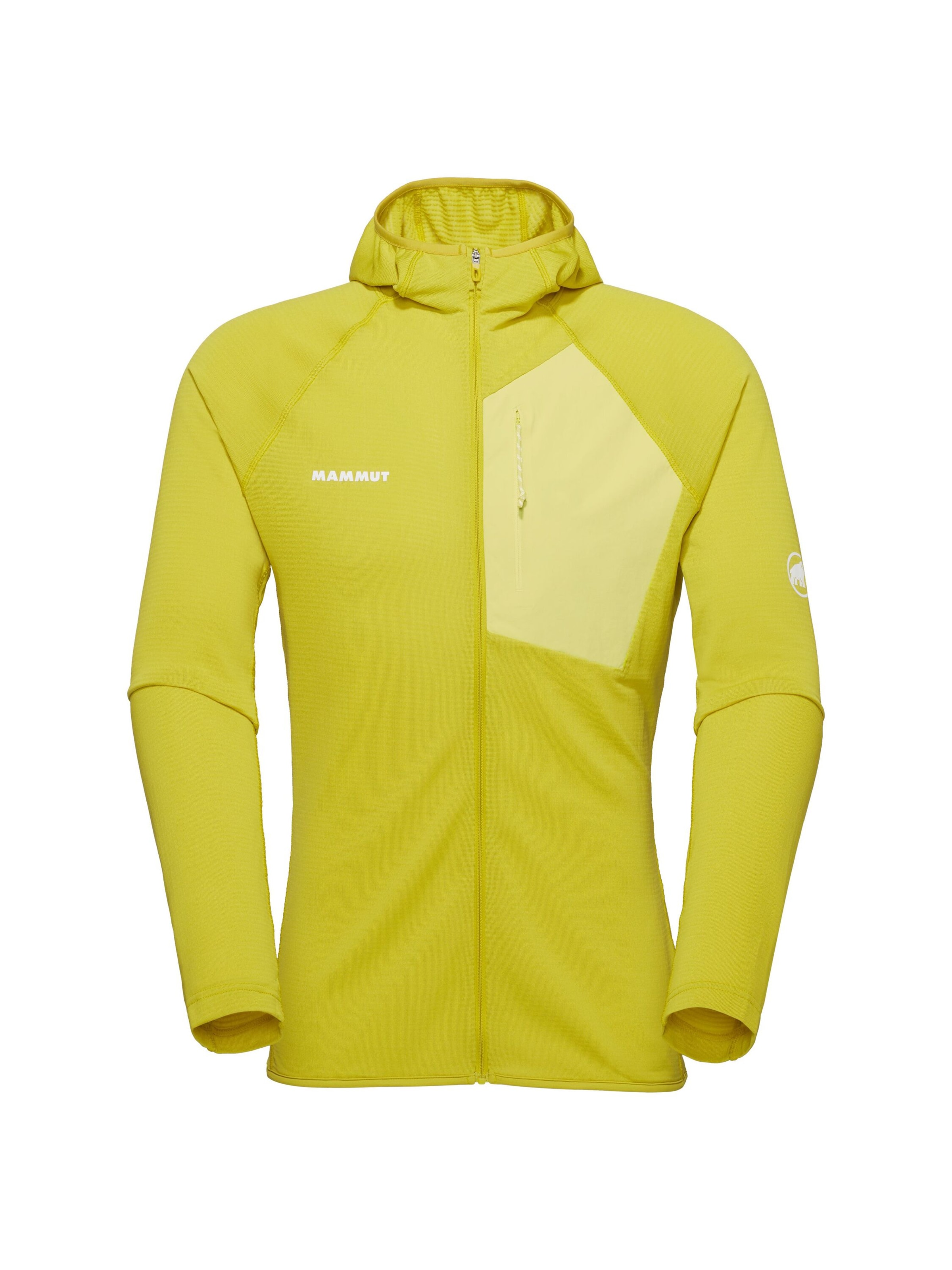 MAMMUT Performance Jacket in Yellow: front