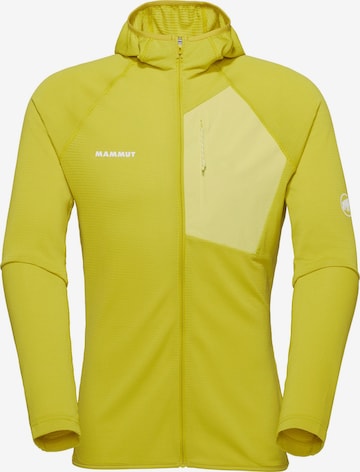 MAMMUT Performance Jacket in Yellow: front