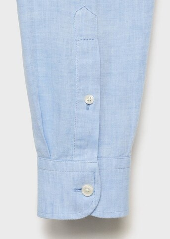 MANGO MAN Regular fit Button Up Shirt 'Chennai' in Blue