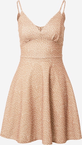 WAL G. Cocktail Dress in Gold: front