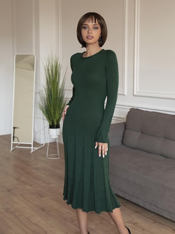 Anushka Gebreide jurk in Groen