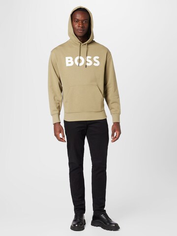 Sweat-shirt BOSS en vert