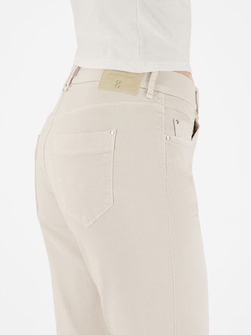 Gardeur Slimfit Broek 'ZURI121' in Beige