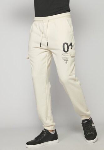 KOROSHI Конический (Tapered) Брюки-карго в Белый