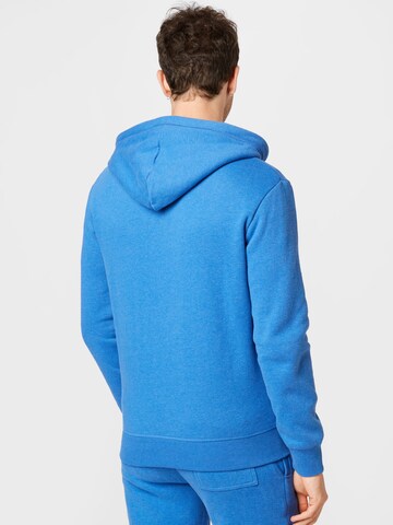 Superdry Sweat jacket in Blue