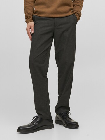 JACK & JONES Regular Pants 'Ollie Benji' in Grey: front