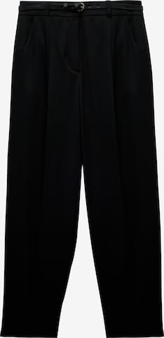 Koton Loose fit Trousers with creases in Black: front