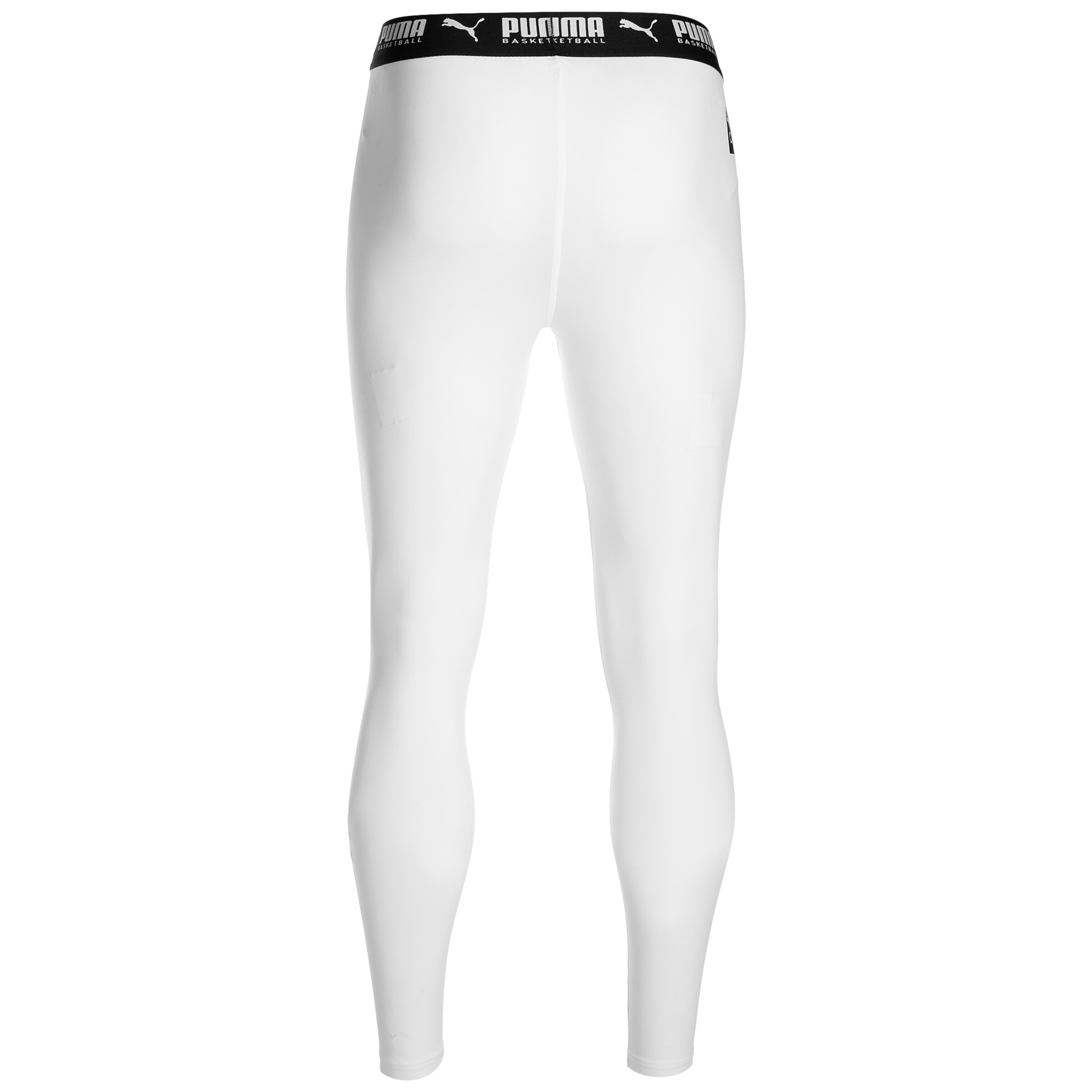 PUMA Skinny Workout Pants 'Hoops Team' in White