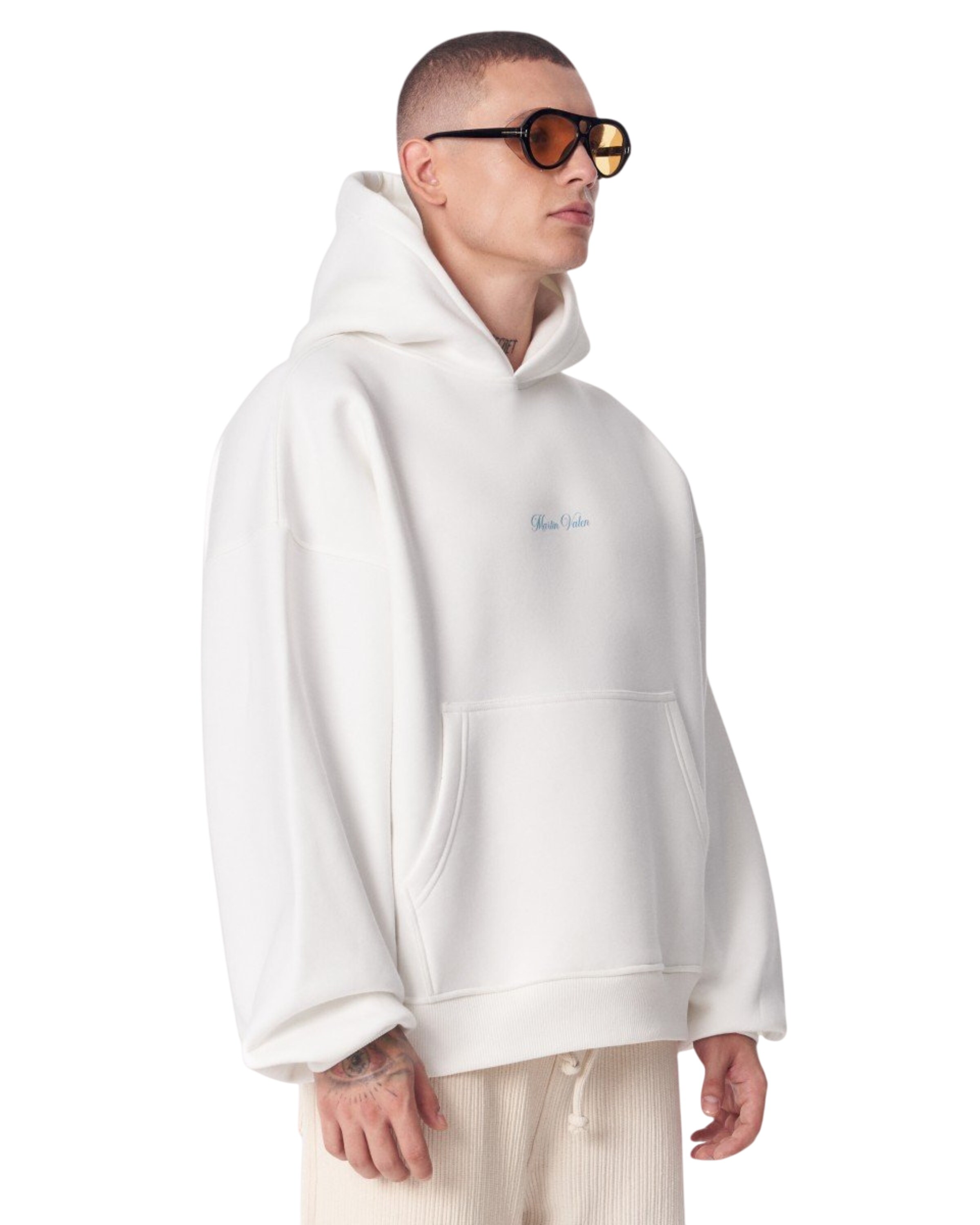 Sweat-shirt MARTIN VALEN en blanc