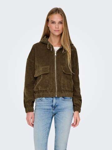 Veste mi-saison 'KENZIE' ONLY en marron : devant