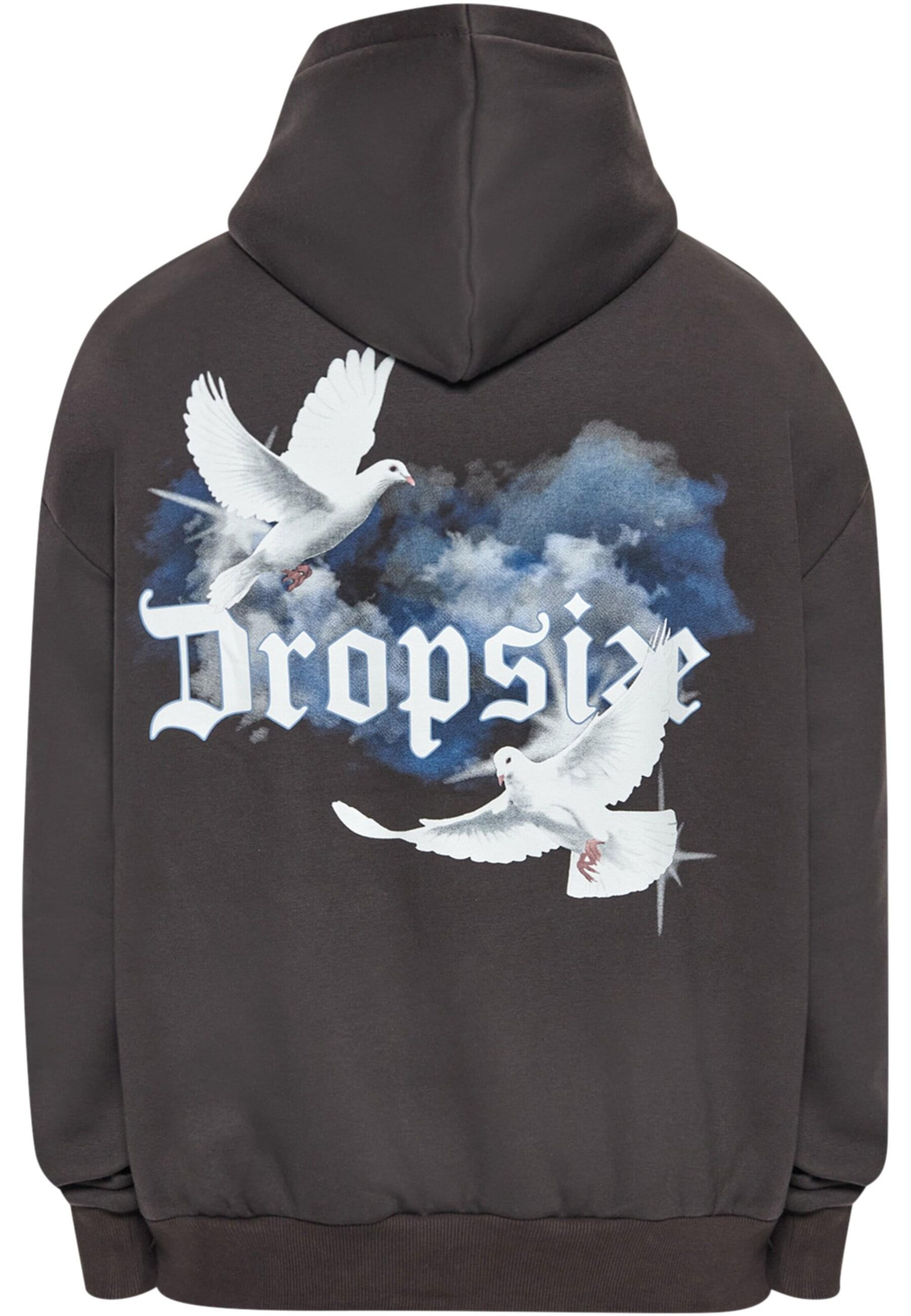 Dropsize Sweatshirt in Schwarz