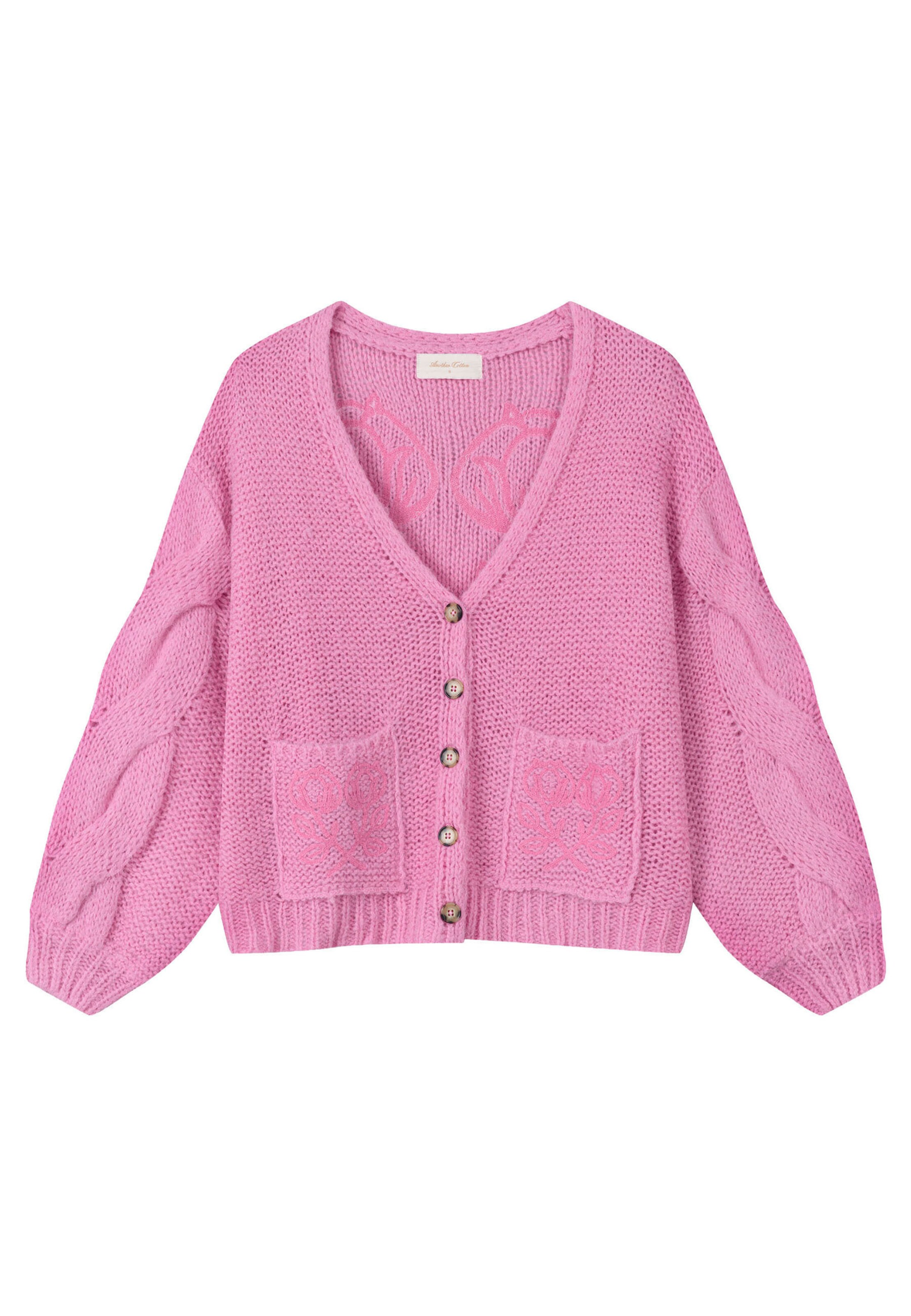 Another Cotton Lab - Cárdigan en rosa: frente