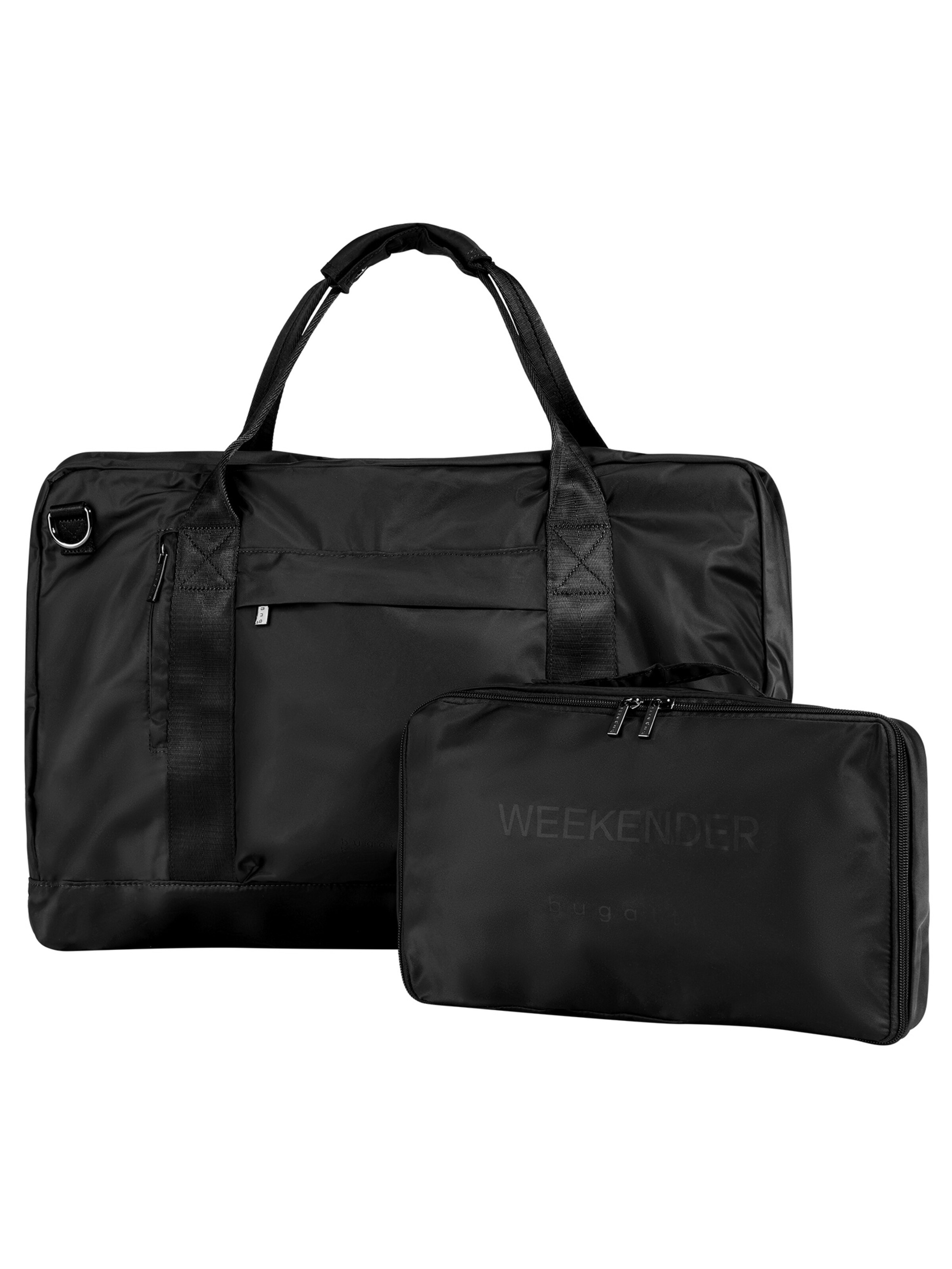 Sac de voyage 'ELIA' bugatti en noir