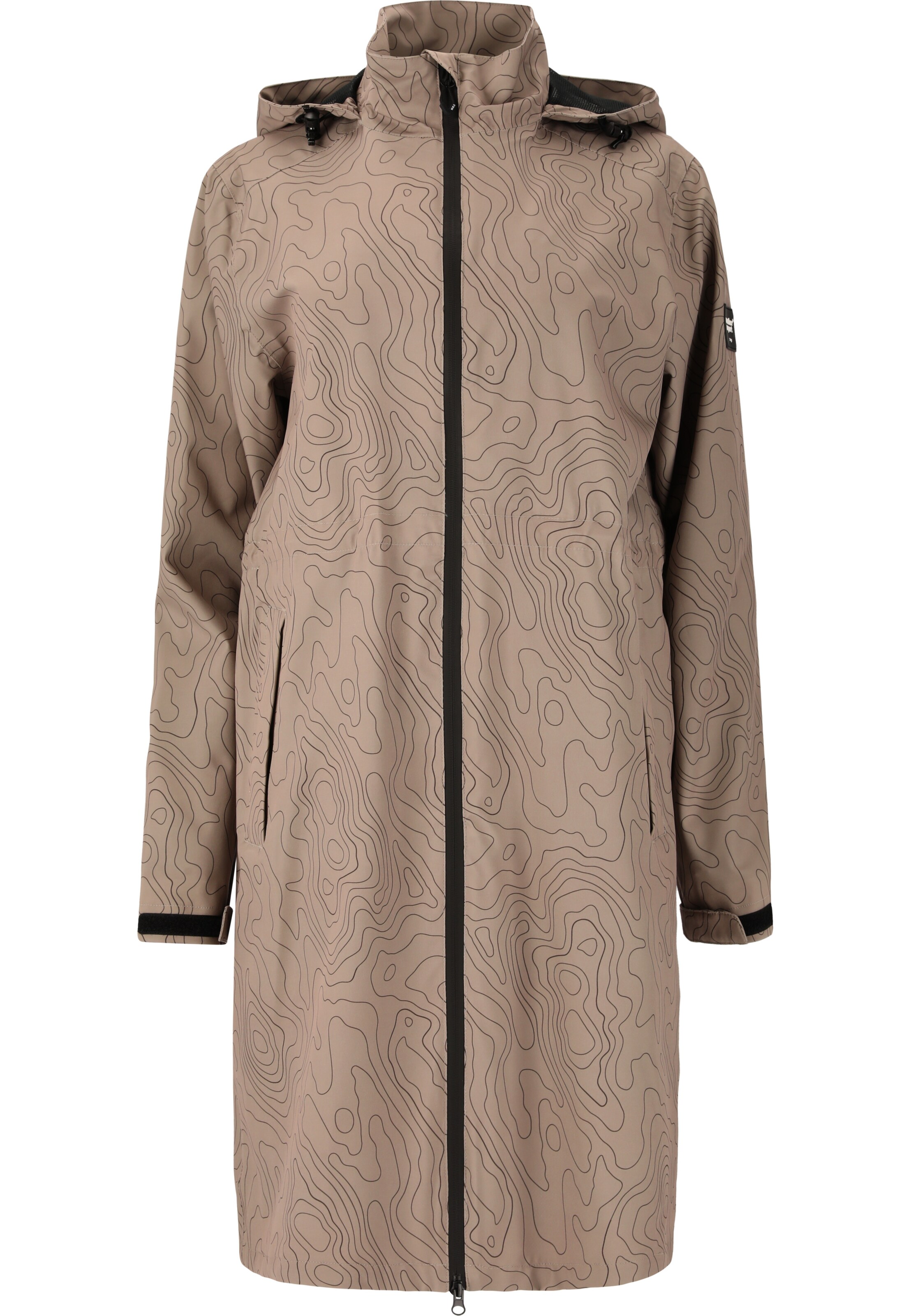 Weather Report Outdoor jacket 'Balmy' in Grey: front