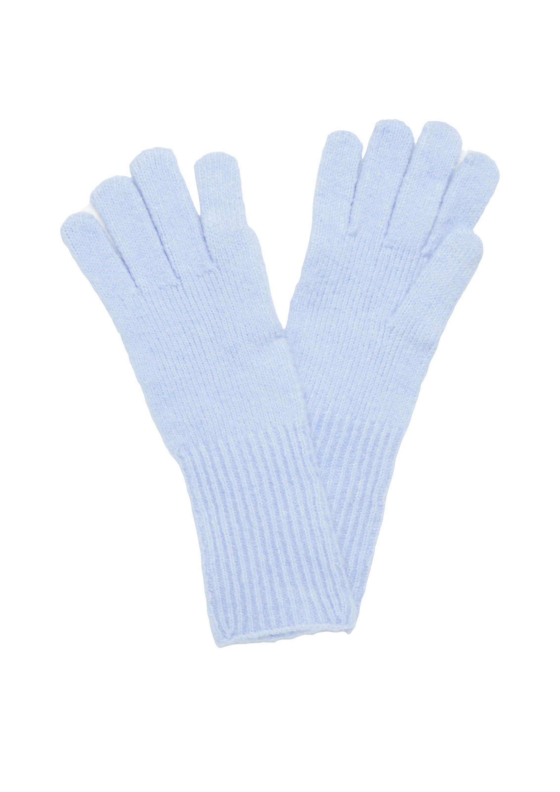 s.Oliver Fingerhandschuhe in Blau: Vorderseite