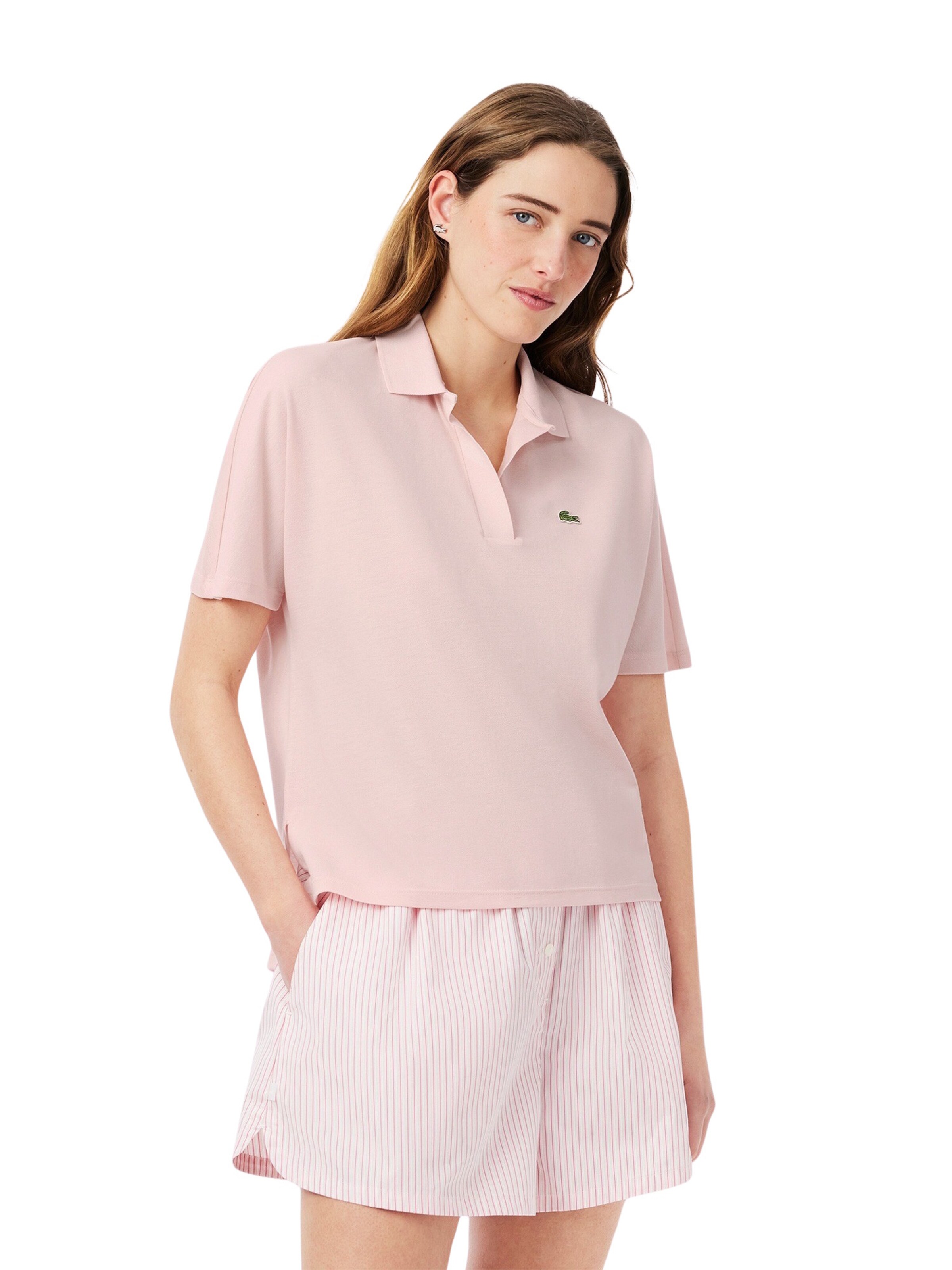 LACOSTE Poloshirt in Pink: Vorderseite