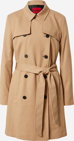 Manteau mi-saison 'Makaras' HUGO en beige : devant