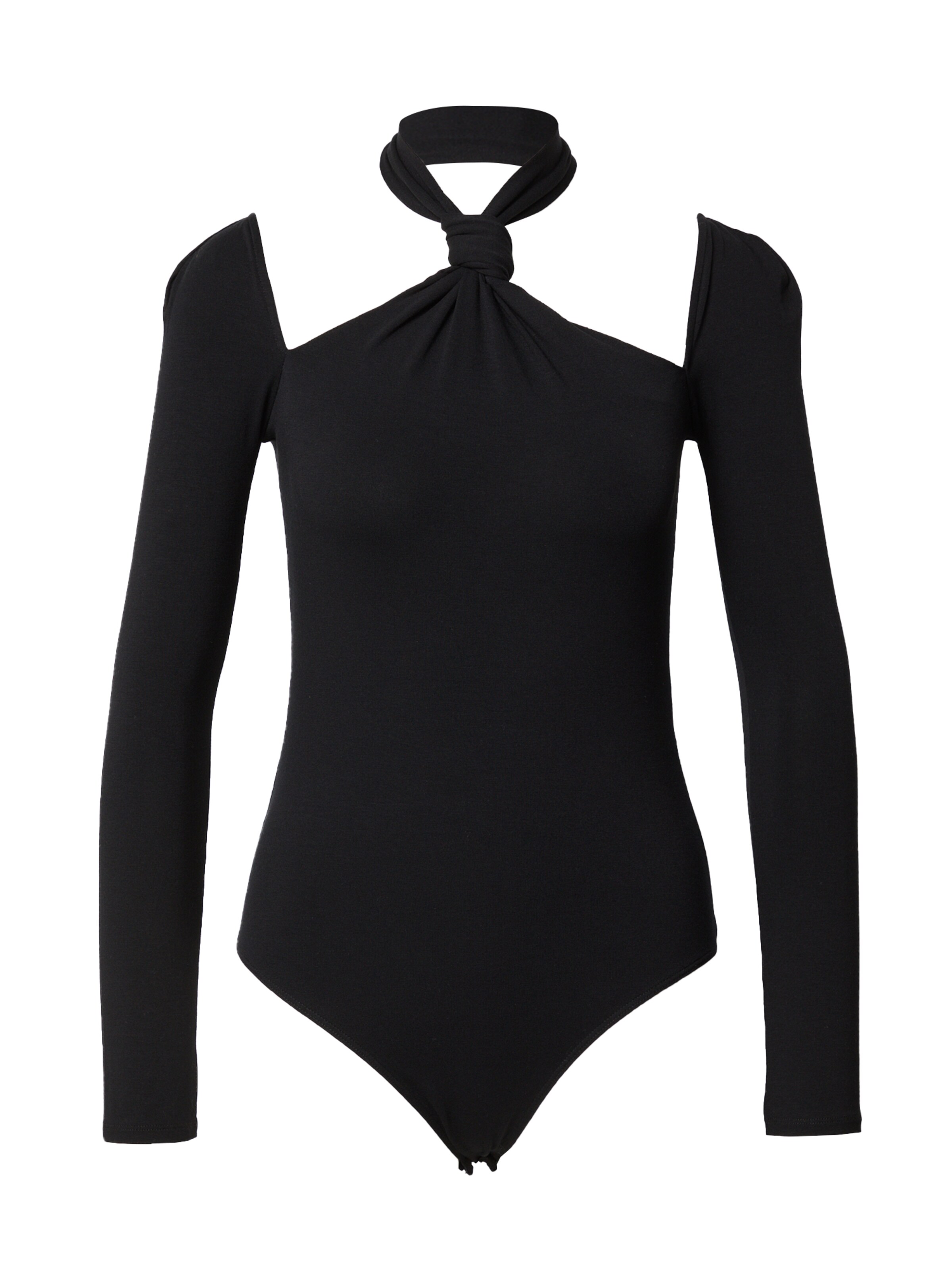 melns NU-IN Bodijs-krekls: no priekšpuses