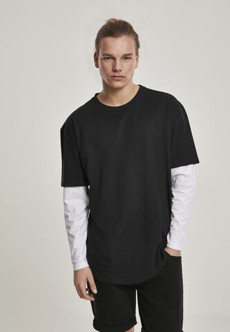 Urban Classics Regular fit Тениска в черно: отпред