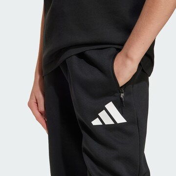 ADIDAS SPORTSWEAR Tapered Sports trousers 'Z.N.E.' in Black