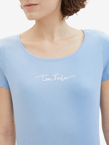 TOM TAILOR T-Shirt in Blau