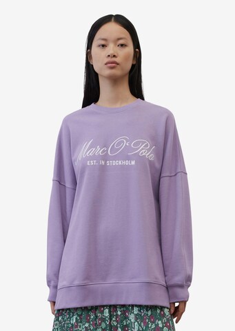 Marc O'Polo Sweatshirt in Purple: front