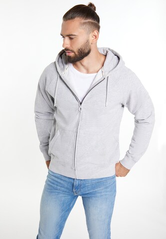 DreiMaster Maritim Sweat jacket in Grey: front