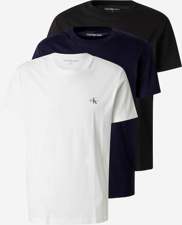 Calvin Klein Jeans Särk, värv sinine: eest vaates