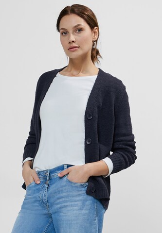 CECIL Knit Cardigan in Blue