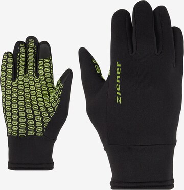 ZIENER Athletic Gloves 'LISANTO TOUCH JUNIOR' in Black: front