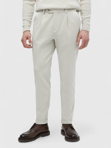 Effilé Pantalon à pince Ramsey en beige