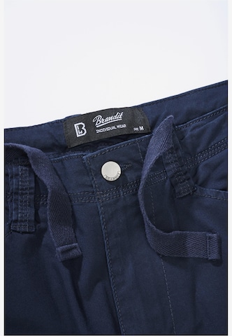 Brandit Slim fit Cargo Pants 'Adven' in Blue