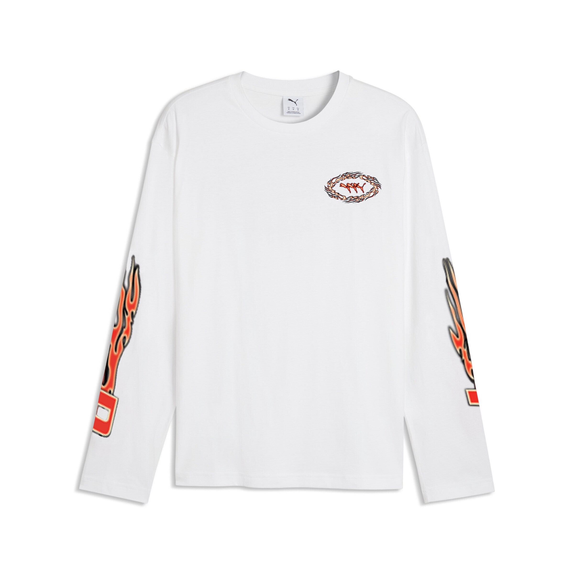 PUMA Functioneel shirt in Wit: voorkant