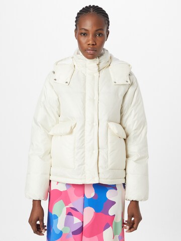 LEVI'S ® Zimní bunda 'Luna Core Puffer Short' – bílá: přední strana