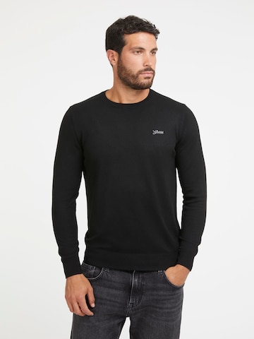 GUESS Pulover 'Valentine' | črna barva: sprednja stran