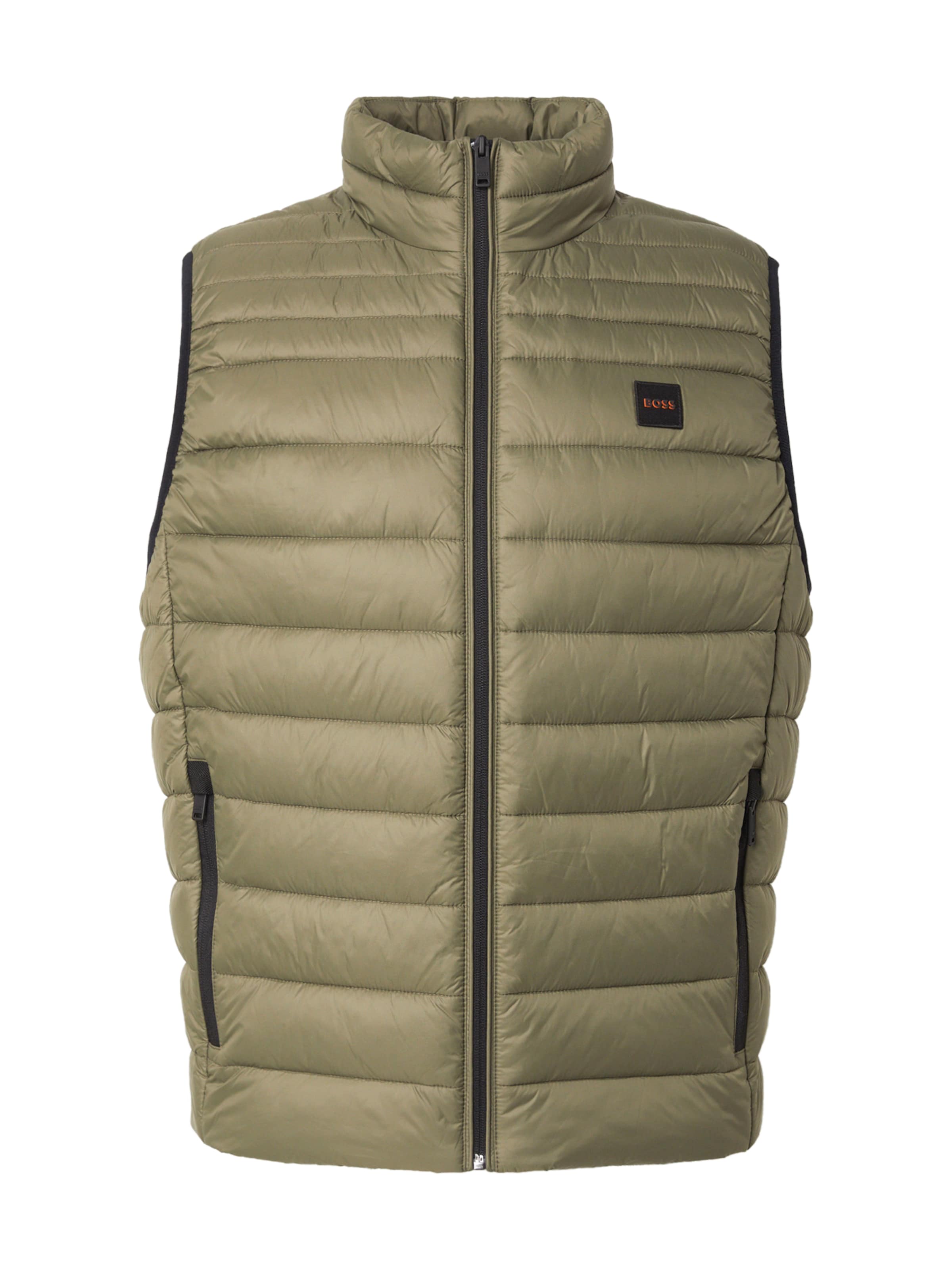 BOSS Vest 'Odeno2' in Green: front