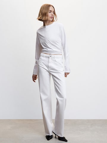 Wide Leg Jean 'Danila' MANGO en blanc