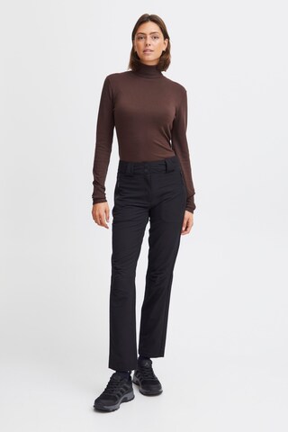 North Bend Regular Outdoor trousers 'Gerda' in Black